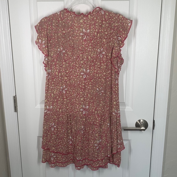 Poupette St Barth floral mini dress size medium - Picture 3 of 9